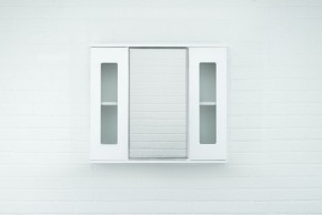 Шкаф-зеркало Кристалл 80 АЙСБЕРГ (DA1804HZ) в Коротчаево - korotchaevo.ok-mebel.com | фото 4