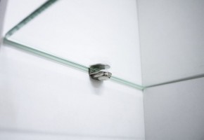 Шкаф-зеркало Мега 85 АЙСБЕРГ (DM4605HZ) в Коротчаево - korotchaevo.ok-mebel.com | фото 9