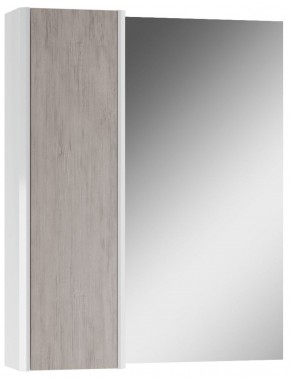 Шкаф-зеркало Uno 60 Дуб серый левый/правый Домино (DU1503HZ) в Коротчаево - korotchaevo.ok-mebel.com | фото 2