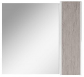 Шкаф-зеркало Uno 80 Дуб серый левый/правый Домино (DU1504HZ) в Коротчаево - korotchaevo.ok-mebel.com | фото 5