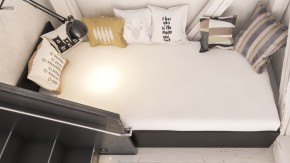 Стандарт Кровать 0900, цвет венге, ШхГхВ 93,5х203,5х70 см., сп.м. 900х2000 мм., без матраса, основание есть в Коротчаево - korotchaevo.ok-mebel.com | фото 6