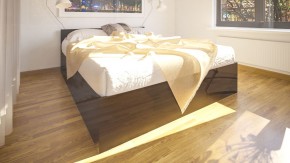 Стандарт Кровать 1600, цвет венге, ШхГхВ 163,5х203,5х70 см., сп.м. 1600х2000 мм., без матраса, основание есть в Коротчаево - korotchaevo.ok-mebel.com | фото 6