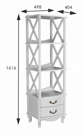 Стеллаж комбинированный Джульетта Л в Коротчаево - korotchaevo.ok-mebel.com | фото 4