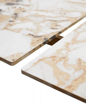 Стол ACERRA NEW 160 GLOSS GRAND JADE SOLID CERAMIC/ каркас цвета шампань, ®DISAUR в Коротчаево - korotchaevo.ok-mebel.com | фото 8