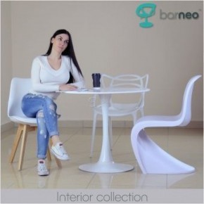 Стол Barneo T-3 Tulip style (RAL9003 белый, D80) в Коротчаево - korotchaevo.ok-mebel.com | фото 5