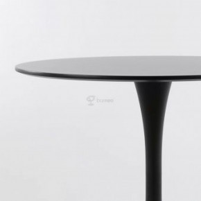 Стол Barneo T-3 Tulip style (RAL9017 черный, D80) в Коротчаево - korotchaevo.ok-mebel.com | фото
