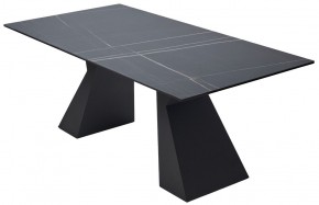 Стол БОГАРТ 200 TITANIUM BLACK PULIDO, керамика / Черный М-City в Коротчаево - korotchaevo.ok-mebel.com | фото 5