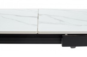 Стол CORNER 120 MATT WHITE MARBLE SOLID CERAMIC / BLACK, ®DISAUR в Коротчаево - korotchaevo.ok-mebel.com | фото 8