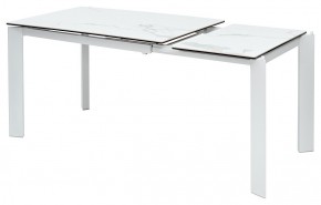 Стол CORNER 120 MATTE STATUARIO Белый мрамор матовый керамика, стекло/ белый каркас, ®DISAUR в Коротчаево - korotchaevo.ok-mebel.com | фото 4