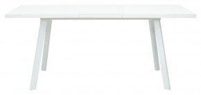 Стол ФИН 120 Белый, стекло/ Белый каркас М-City в Коротчаево - korotchaevo.ok-mebel.com | фото 2
