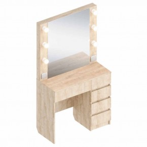 Стол гримерный - 2 (зеркало + стол) в Коротчаево - korotchaevo.ok-mebel.com | фото 1