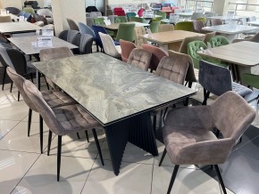 Стол IVAR 180 MARBLES KL-80 Серый мрамор, итальянская керамика, ®DISAUR в Коротчаево - korotchaevo.ok-mebel.com | фото 11