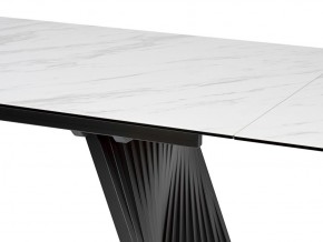 Стол IVAR 180 MARBLES KL-99 Белый мрамор, итальянская керамика/серый, ®DISAUR в Коротчаево - korotchaevo.ok-mebel.com | фото 8