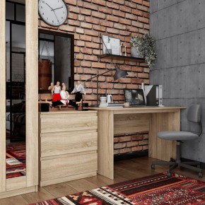 Стол КАСТОР письменный 120х65, цвет Дуб Сонома в Коротчаево - korotchaevo.ok-mebel.com | фото 3