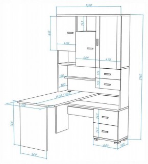 Стол компьютерный Домино СР-620-160 в Коротчаево - korotchaevo.ok-mebel.com | фото 2