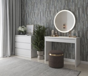 Стол косметический Энкель 100 белый в Коротчаево - korotchaevo.ok-mebel.com | фото 4