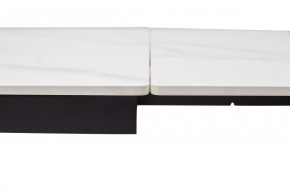 Стол LIVORNO 180 MATT WHITE MARBLE SOLID CERAMIC / BLACK, ®DISAUR в Коротчаево - korotchaevo.ok-mebel.com | фото 3