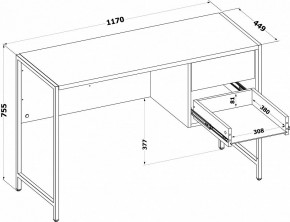 Стол письменный СПМ-404 в Коротчаево - korotchaevo.ok-mebel.com | фото 4