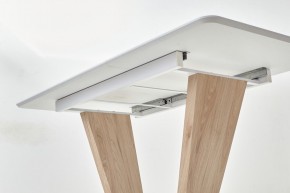Стол Прага 120 БЕЛЫЙ, стекло/ ВЯЗ М-City в Коротчаево - korotchaevo.ok-mebel.com | фото 10