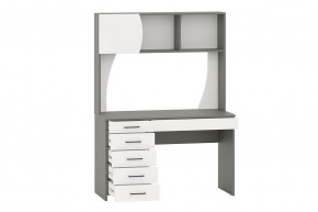 Стол рабочий СИГМА (графит/белый) в Коротчаево - korotchaevo.ok-mebel.com | фото 2