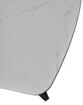 Стол RASMUS 160 TL-45 Белый мрамор, испанская керамика / черный каркас, ®DISAUR в Коротчаево - korotchaevo.ok-mebel.com | фото 6