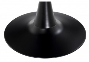 Стол стеклянный Tulip 90x74 black glass в Коротчаево - korotchaevo.ok-mebel.com | фото 3