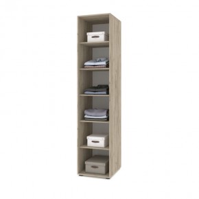 СТОУН С13 Шкаф-пенал (дуб серый/белый) в Коротчаево - korotchaevo.ok-mebel.com | фото 3