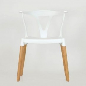 Стул Barneo N-218 Wishbone интерьерный кухонный белый в Коротчаево - korotchaevo.ok-mebel.com | фото 3