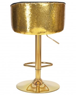 Стул барный DOBRIN DARCY GOLD SHINY, черный велюр с золотыми пайетками в Коротчаево - korotchaevo.ok-mebel.com | фото 5
