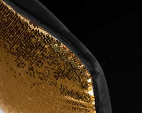 Стул барный DOBRIN DARCY GOLD SHINY, черный велюр с золотыми пайетками в Коротчаево - korotchaevo.ok-mebel.com | фото 8