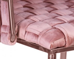Стул барный DOBRIN EMMA ROSE GOLD, розовый велюр (VF-10) в Коротчаево - korotchaevo.ok-mebel.com | фото 7