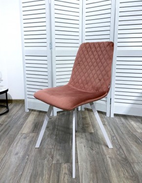 Стул DAIQUIRI BLUVEL-52 PINK / белый каркас, велюр М-City в Коротчаево - korotchaevo.ok-mebel.com | фото 7
