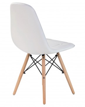 Стул обеденный DOBRIN BENNET, ножки светлый бук, белый в Коротчаево - korotchaevo.ok-mebel.com | фото 4