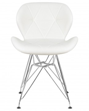 Стул обеденный DOBRIN BUTTERFLY CHROME, ножки хром, цвет белый в Коротчаево - korotchaevo.ok-mebel.com | фото 6