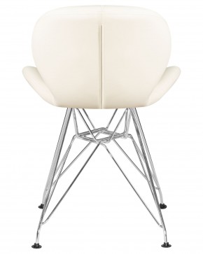 Стул обеденный DOBRIN BUTTERFLY CHROME, ножки хром, цвет кремовый в Коротчаево - korotchaevo.ok-mebel.com | фото 5