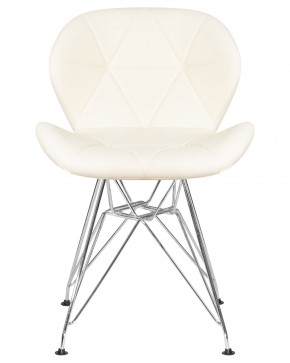 Стул обеденный DOBRIN BUTTERFLY CHROME, ножки хром, цвет кремовый в Коротчаево - korotchaevo.ok-mebel.com | фото 6