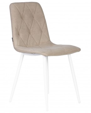 Стул обеденный DOBRIN CHILLY ROMBO, Капучино Simple 05, основание белый в Коротчаево - korotchaevo.ok-mebel.com | фото 2