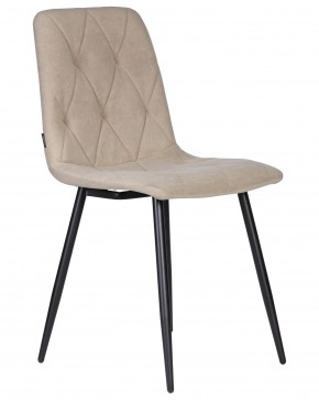 Стул обеденный DOBRIN CHILLY ROMBO, Капучино Simple 05, основание черное в Коротчаево - korotchaevo.ok-mebel.com | фото 2