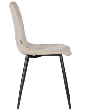 Стул обеденный DOBRIN CHILLY ROMBO, Капучино Simple 05, основание черное в Коротчаево - korotchaevo.ok-mebel.com | фото 3