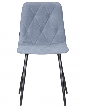 Стул обеденный DOBRIN CHILLY ROMBO, Серо-голубой Simple 26, основание черное в Коротчаево - korotchaevo.ok-mebel.com | фото 6