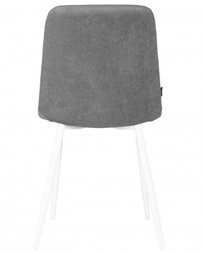 Стул обеденный DOBRIN CHILLY ROMBO, Серый Simple 33, основание белый в Коротчаево - korotchaevo.ok-mebel.com | фото 5