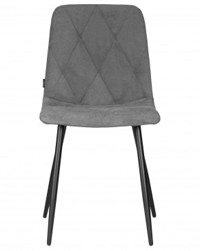 Стул обеденный DOBRIN CHILLY ROMBO, Серый Simple 33, основание черное в Коротчаево - korotchaevo.ok-mebel.com | фото 6
