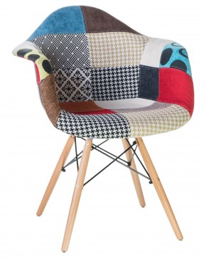 Стул обеденный DOBRIN DAW PATCHWORK, цвет сиденья мозаика в Коротчаево - korotchaevo.ok-mebel.com | фото