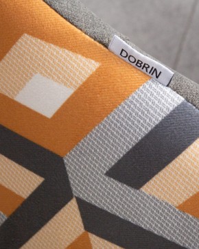 Стул обеденный DOBRIN MARKUS, ЭМАЛЬ ЧЕРНЫЙ МУАР ткань Candy Graphite+Escada Ochre в Коротчаево - korotchaevo.ok-mebel.com | фото 10