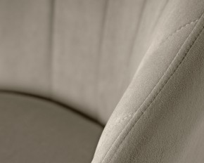 Стул обеденный DOBRIN NAOMI, ЭМАЛЬ ЧЕРНЫЙ МУАР велюр Catania Cocoa в Коротчаево - korotchaevo.ok-mebel.com | фото 10