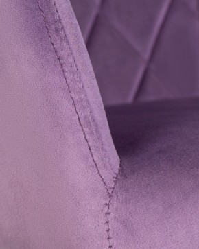Стул обеденный DOBRIN ROBERT, черные матовые ножки, велюр V108-45 Темно-фиолетовый в Коротчаево - korotchaevo.ok-mebel.com | фото 7
