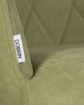 Стул обеденный DOBRIN ROBY, ЭМАЛЬ ЧЕРНЫЙ МУАР велюр Catania Forest в Коротчаево - korotchaevo.ok-mebel.com | фото 9