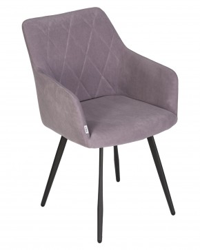 Стул обеденный DOBRIN ROBY, ЭМАЛЬ ЧЕРНЫЙ МУАР велюр Catania Lavender в Коротчаево - korotchaevo.ok-mebel.com | фото 7