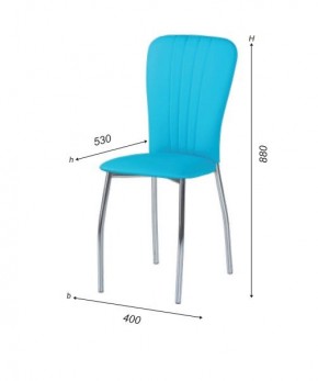 Стул Сиена А1.14-03 (Стандарт) хром/кожзам (4 шт.) в Коротчаево - korotchaevo.ok-mebel.com | фото 2