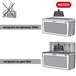 Сундук Samoa Rattan Box 270 L в Коротчаево - korotchaevo.ok-mebel.com | фото 5